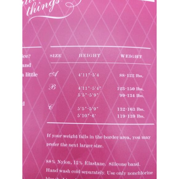 VTG Victoria’s Secret Fish Net Thigh Highs Smooth Band Black B Sexy Vixen NEW - Picture 4 of 8